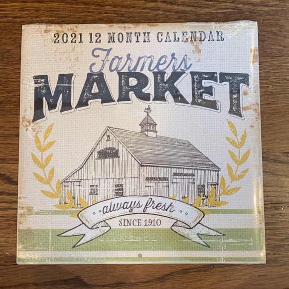 Farmers Market Calendar Set of 4 - Picture 2 of 3